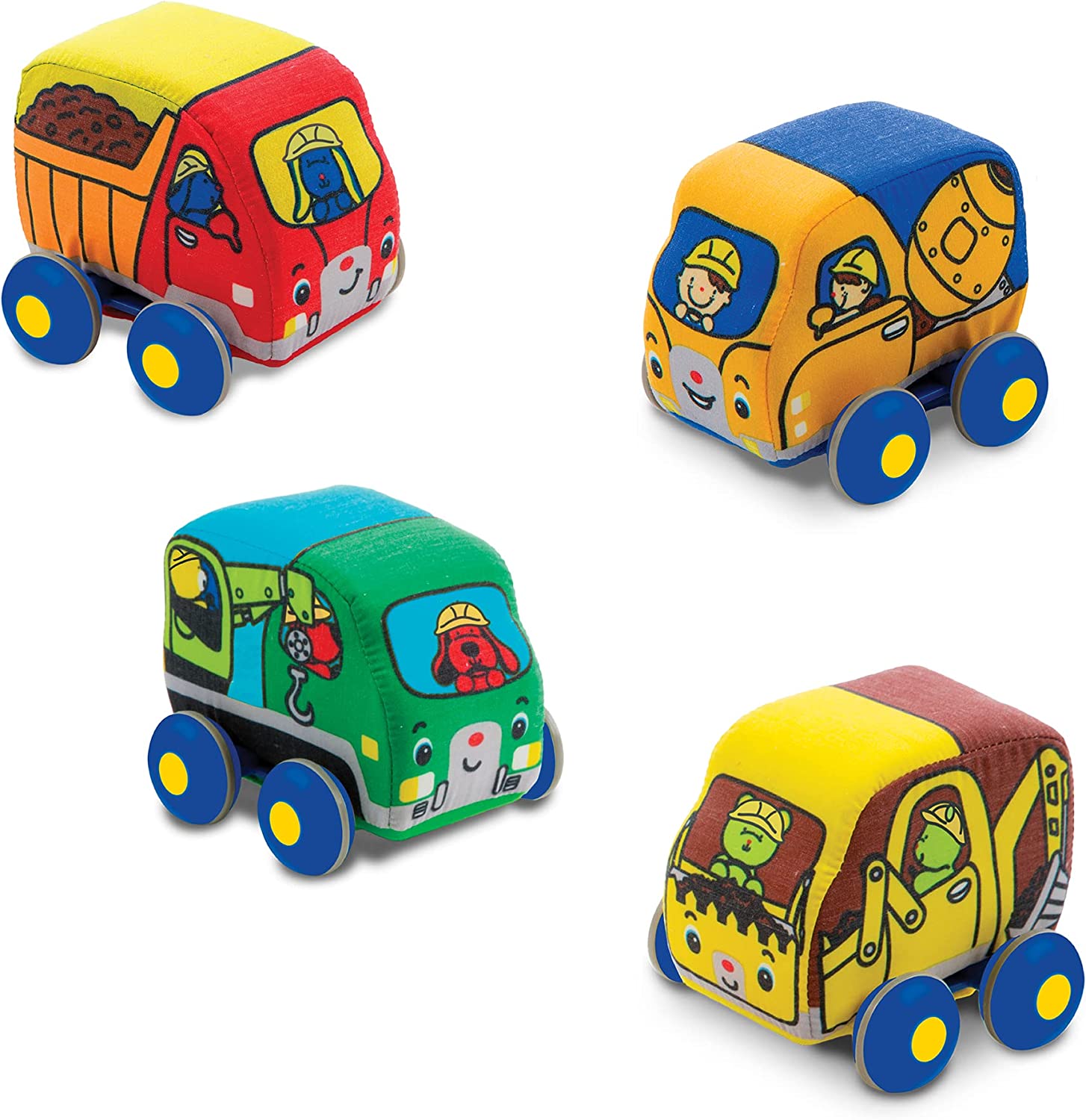 Melissa & Doug PullBack Construction Vehicles Expansion Speech Therapy